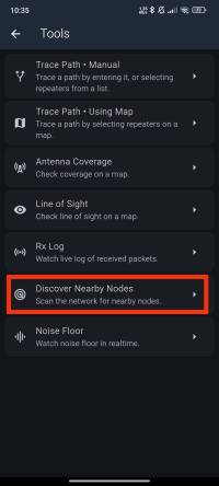 Discover Nearby Nodes