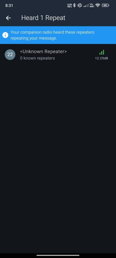 MeshCore App Channels